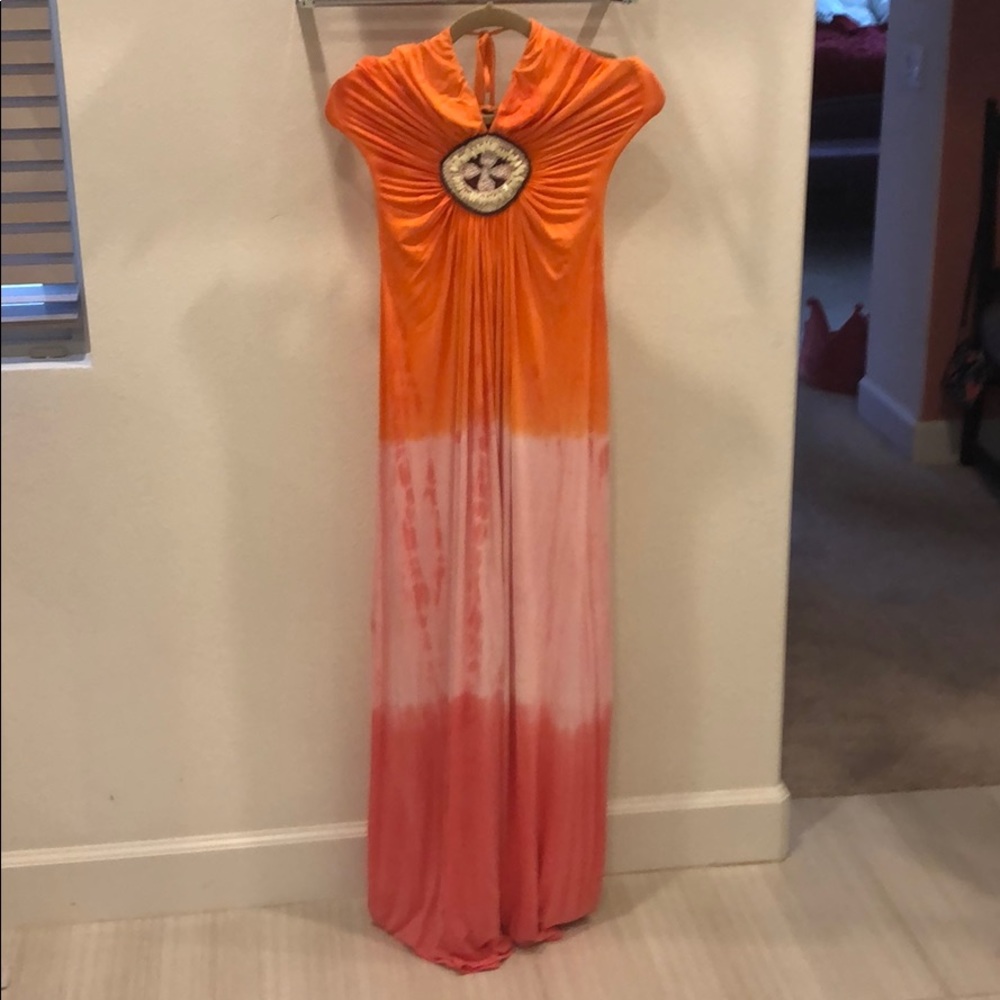 Orange dress
